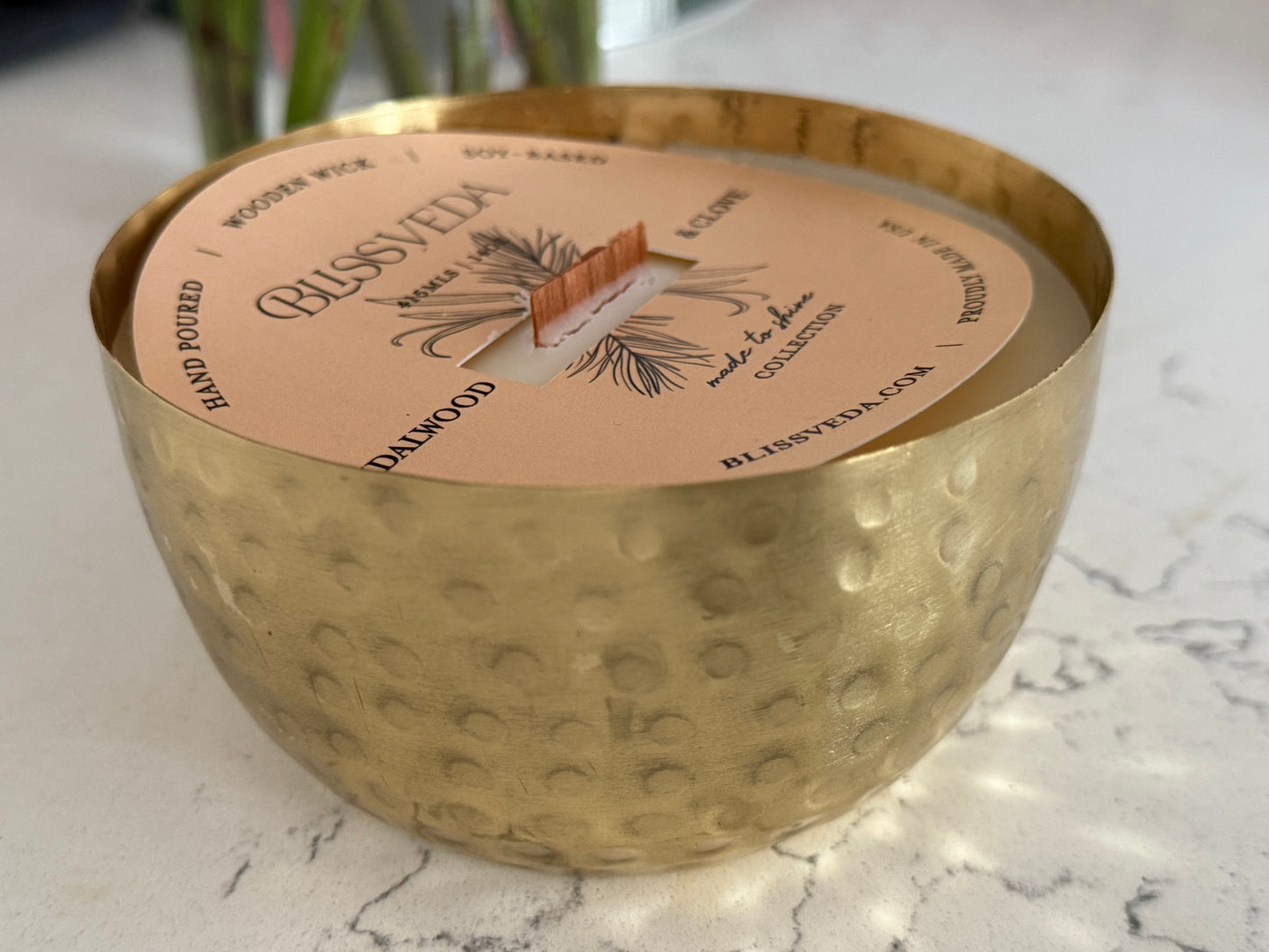 Brass Bowl Candles