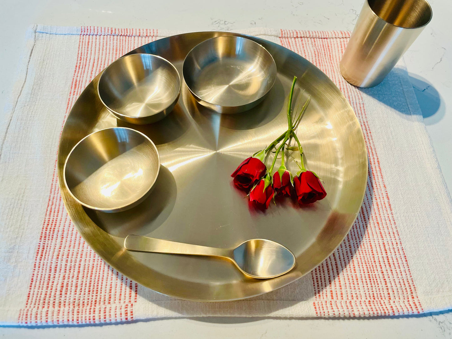 Kansa hotsell thali set